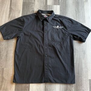 Harley Davidson button down shirt